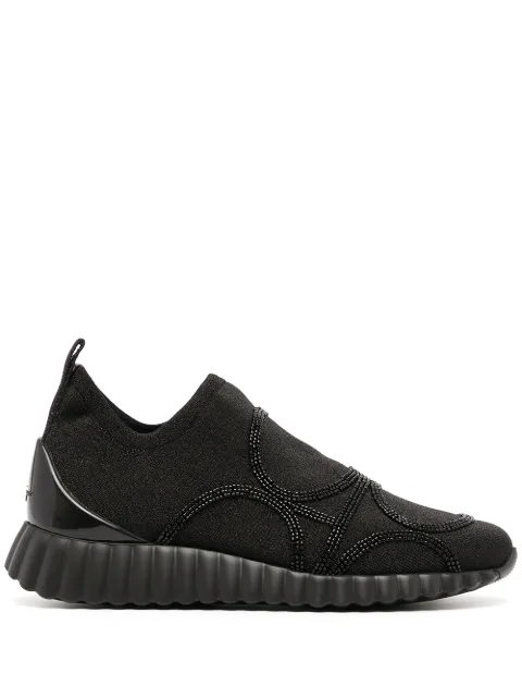 Ferragamo oversize-sole slip-on sneakers Black 742606
