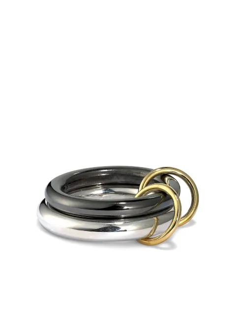 Spinelli Kilcollin 18kt yellow gold linked rings Gold SG6RG2MBRSILYGC
