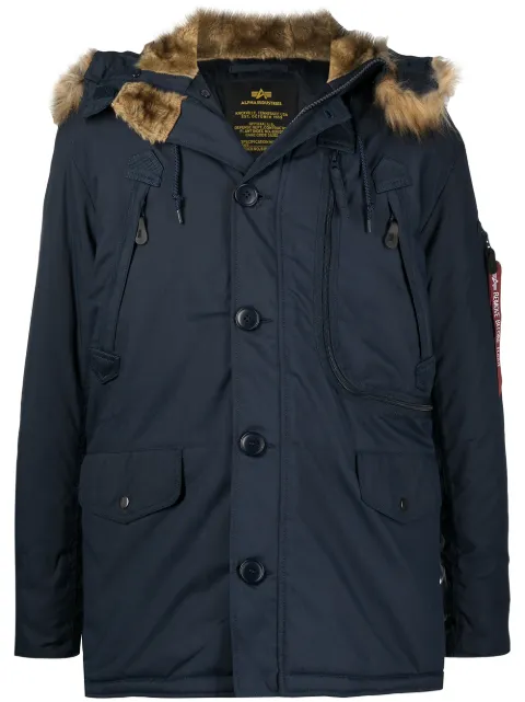 Alpha Industries Polar padded jacket Blue 123144B