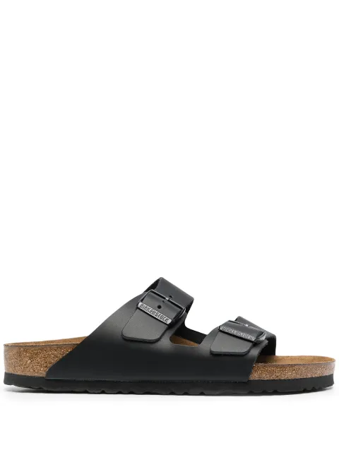 Birkenstock buckle-fastening leather sandals Black 0051193