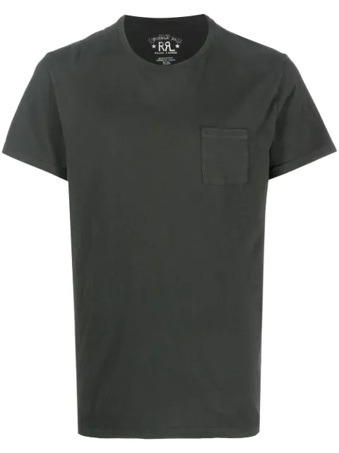 Ralph Lauren RRL Tube patch-pocket T-shirt Black 782704098003