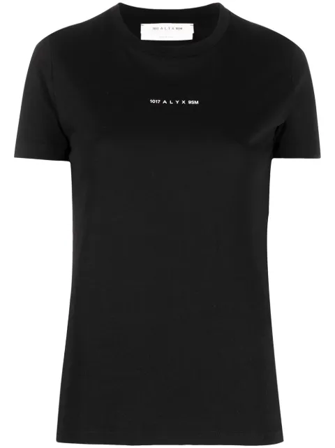 1017 ALYX 9SM circle logo-print cotton T-shirt Black AAWTS0210FA01