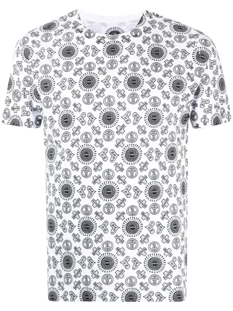 10 CORSO COMO graphic print short-sleeved T-shirt White CCTSECO1001