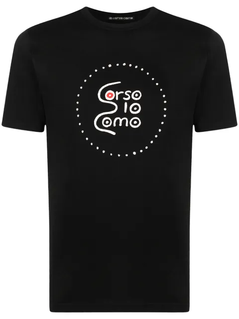 10 CORSO COMO logo-print short-sleeved T-shirt Black CCTS33