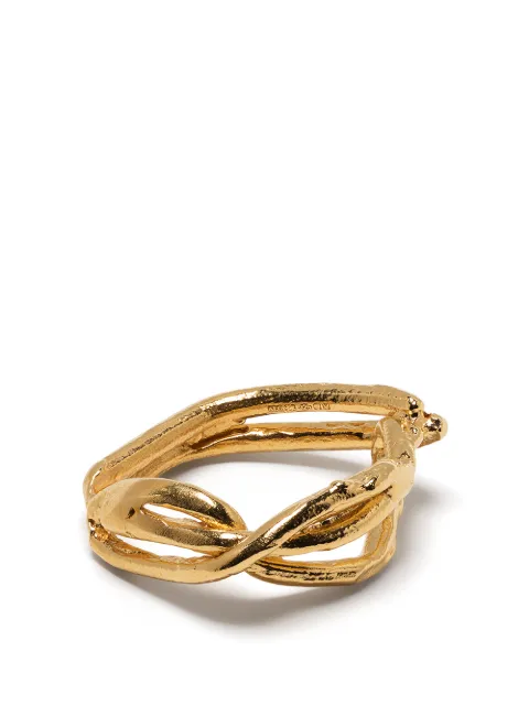 Alighieri The Beginning of the Plait ring Gold FJ4408SS