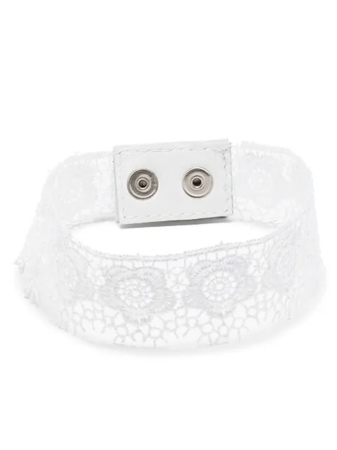 Manokhi lace choker necklace White SS21A361MANO116LACE6