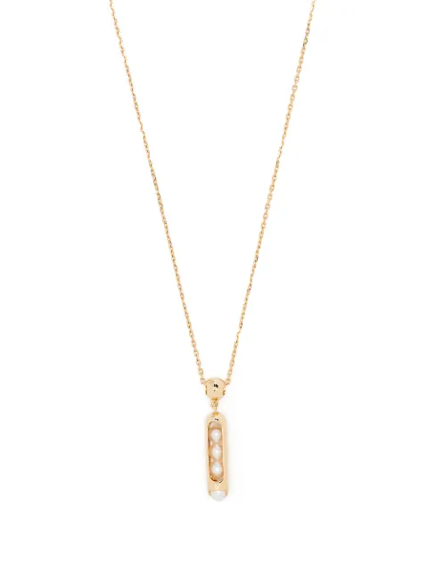 ZEEMOU ZENG 18kt yellow gold akoya pearl Small Melody pendant necklace Gold MELODYSMALLPENDANTGOLDAKOYAPEARLS