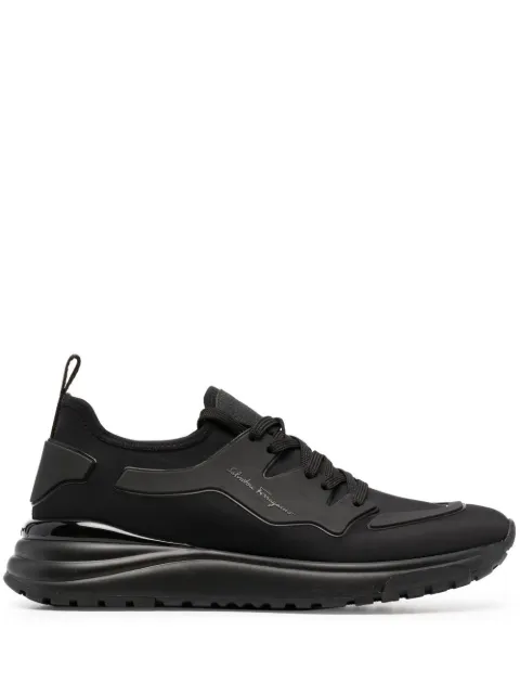 Ferragamo logo-print low-top sneakers Black 742175