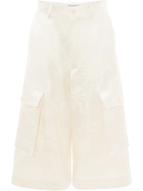 JW Anderson cropped cargo trousers White SR0026PG0498002
