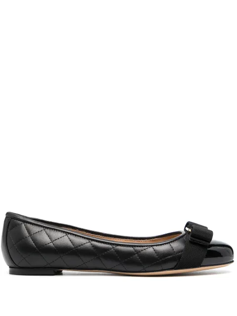 Ferragamo quilted Varina ballet flat Black 672100