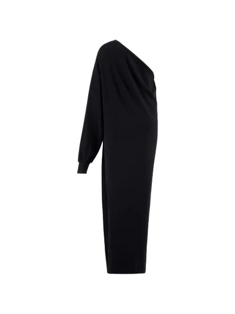 Balenciaga asymmetric wrap dress Black 659074TJV02