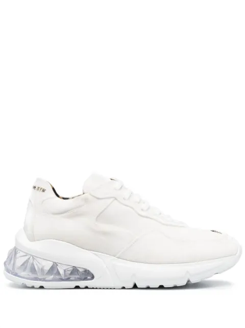 Philipp Plein Runner velvet sneakers White PAASWSC1909PTE086N