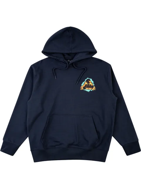 Palace Tri-Ripper logo-print hoodie Blue P19HD044