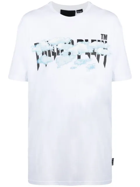 Philipp Plein graphic-print cotton T-shirt White PAACMTK5083PJY002N