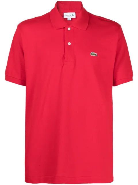 Lacoste embroidered logo polo shirt Red L121200240