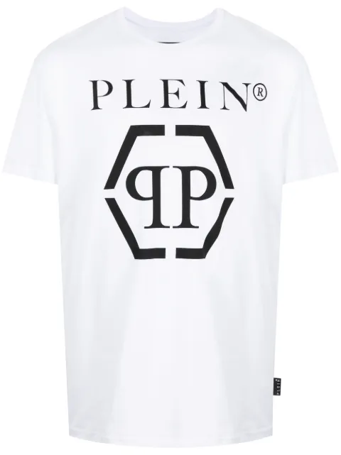 Philipp Plein logo-print T-shirt White PAACMTK5124PJY002N