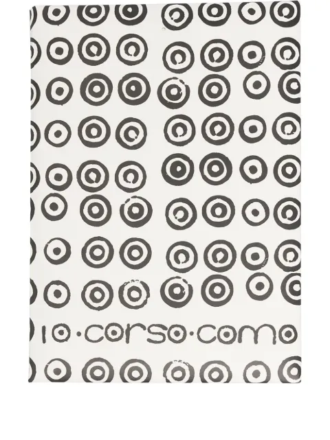 10 CORSO COMO logo-print two-tone notebook White CCG1