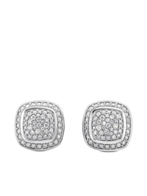 David Yurman sterling silver Albion diamond stud earrings (7mm) Silver E12489DSSADI