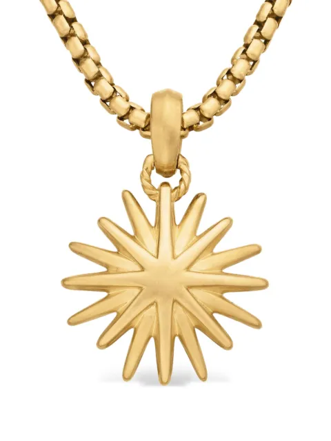 David Yurman 18kt yellow gold Starburst charm (21.5mm) Gold D1664888