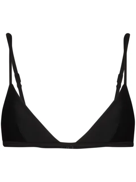 Matteau Petite triangle-cup bikini top Black PTRITAB