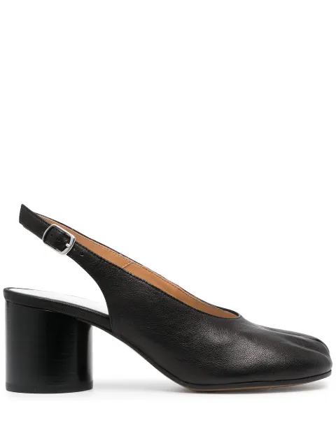Maison Margiela Tabi 60mm slingback pumps Black S58WL0210P3753