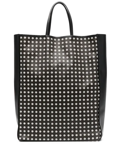 10 CORSO COMO monogram pattern tote Black CCSHOP1002