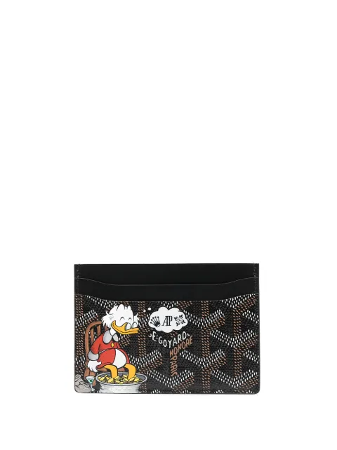 Goyard Pre-Owned Customised Saint-Suplice cardholder Black DPVC1120CUSTOM12