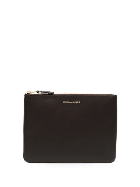 Comme Des Garçons Wallet Classic leather pouch Black SA5100