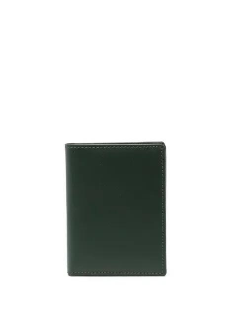 Comme Des Garçons Wallet leather fold wallet Green SA0641