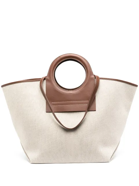Hereu large Cala canvas tote bag Neutrals WBR21CALA001