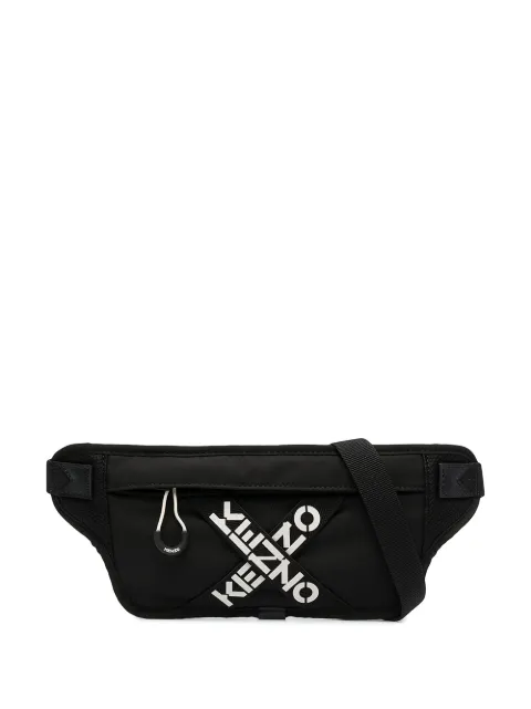 Kenzo logo-print belt bag Black FB55SA225F21