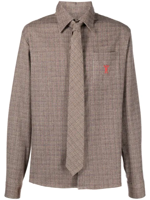 Walter Van Beirendonck Pre-Owned Basic Sharp shirt Brown 5033