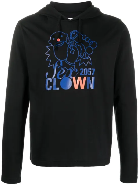 Walter Van Beirendonck Pre-Owned 2057 Clown hoodie Black 116