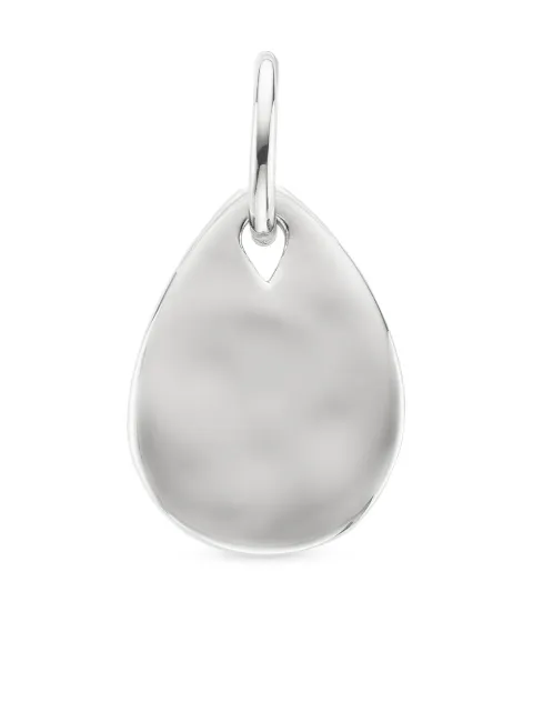 Monica Vinader Ziggy Mini Petal pendant charm Silver SSPTTAVSNON