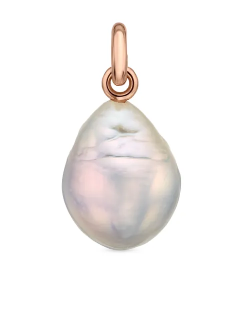 Monica Vinader Nura baroque pearl pendant charm Pink RPPTHVAJPRL