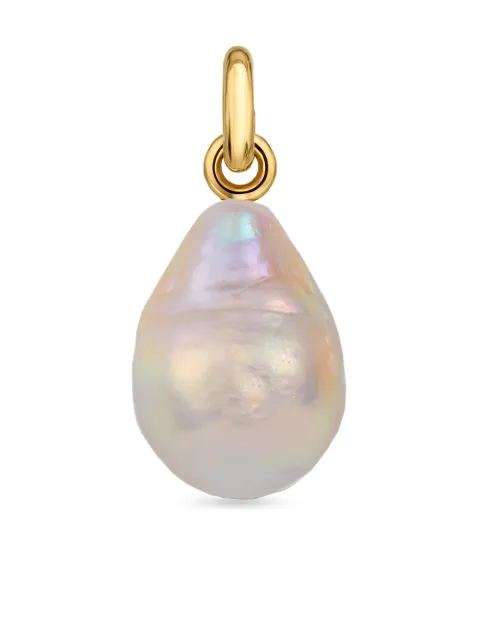 Monica Vinader Nura baroque pearl pendant charm Gold GPPTHVAJPRL