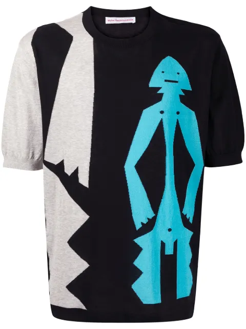 Walter Van Beirendonck Pre-Owned Mumuye Knit T-shirt Black 5001