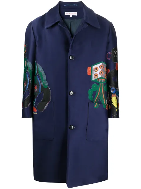 Walter Van Beirendonck Pre-Owned W-Family Khiva coat Blue 1011