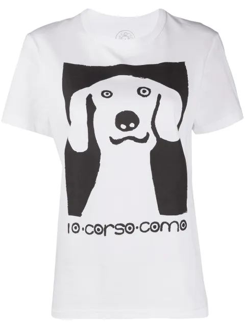 10 CORSO COMO graphic-print T-shirt White CCTS20