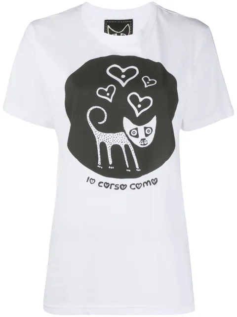 10 CORSO COMO graphic-print T-shirt White CCTSG2001