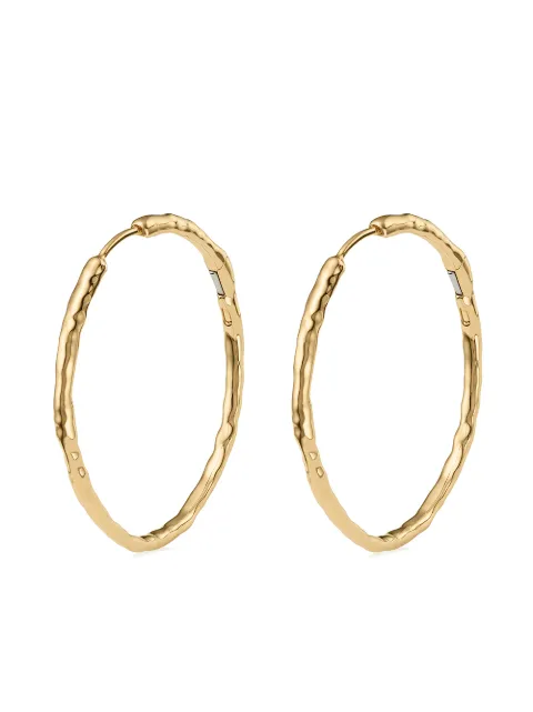 Monica Vinader Siren Muse hoop earrings Gold GPEASPLHNON