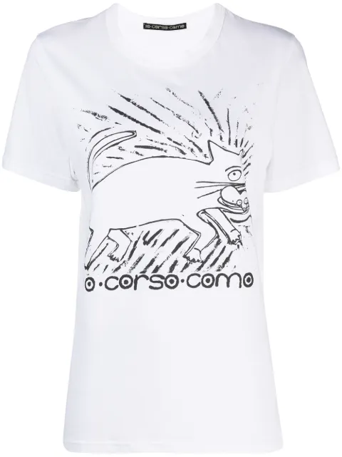 10 CORSO COMO graphic-print T-shirt White CCTS16