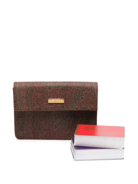 ETRO HOME paisley-print playing cards Brown 314419507