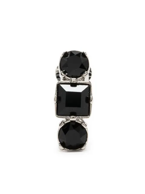 DSQUARED2 Classic crystal-embellished single earring Silver ERM002559400001