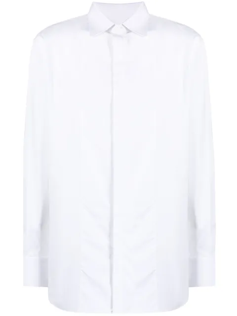 DSQUARED2 button-up long-sleeve shirt White S74DM0499S42381