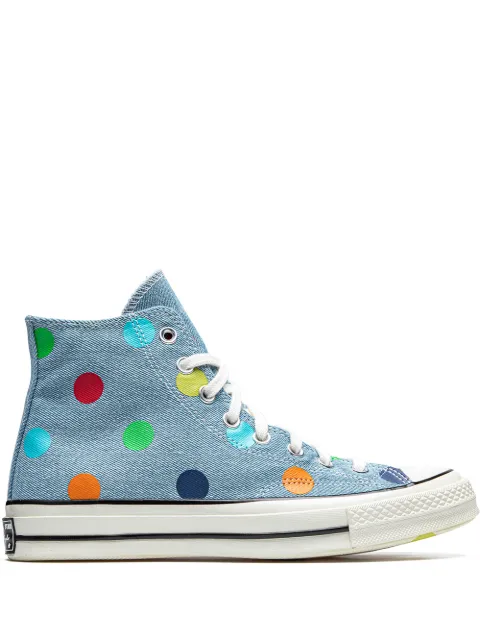 Converse x Golf Wang Chuck 70 Hi "Denim Polka Dots" sneakers Blue 170011C