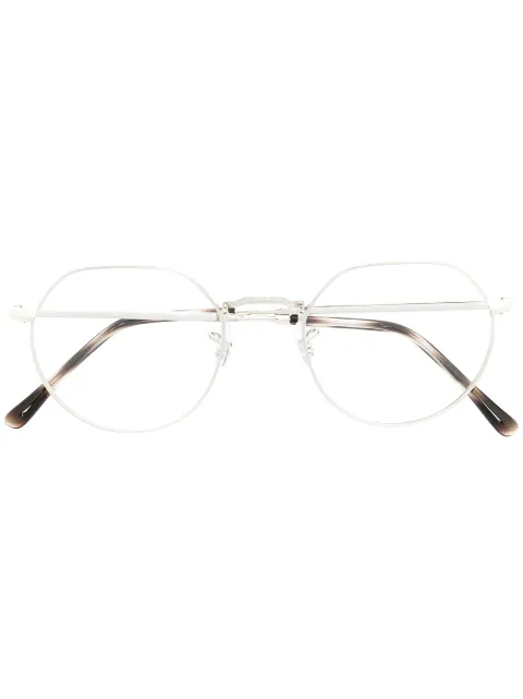 Ray-Ban round-frame glasses Silver RX64652501
