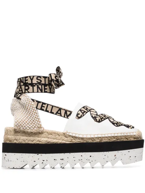 Stella McCartney Gaia platform espadrilles White 800159N0222