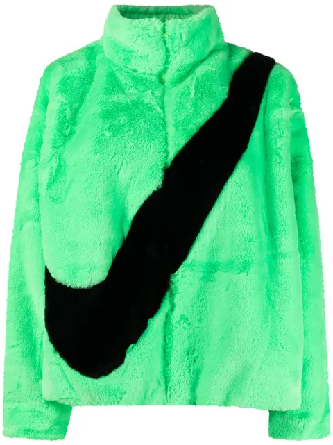 Nike faux-fur jacket Green CU6558