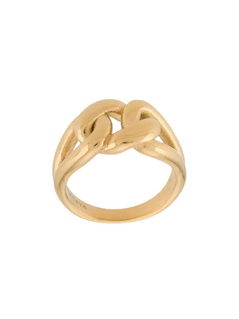 Nialaya Jewelry knot-detail ring Gold WRING119